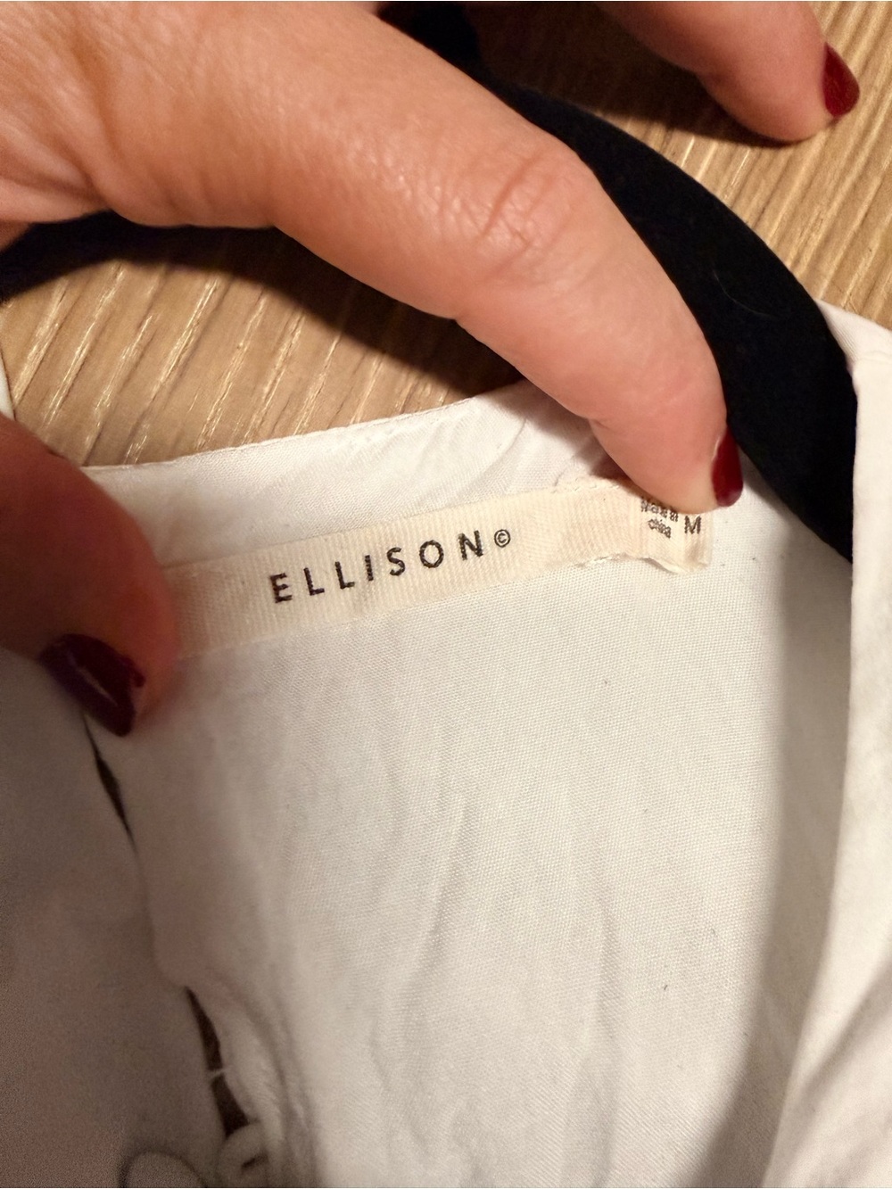 Ellison White Eyelet Ruffle Mini Dress - Picture 3 of 3